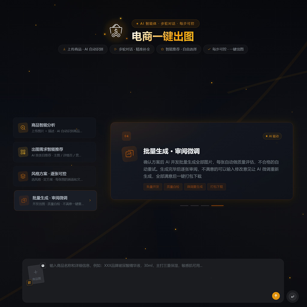 菁选灵创商业实拍级视觉生成